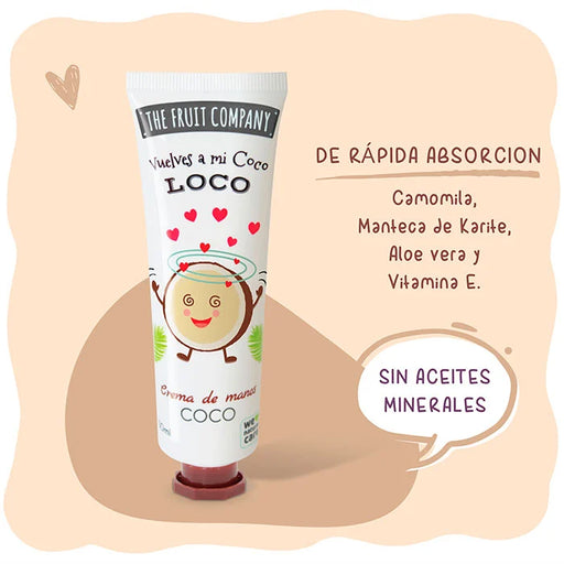 Creme para as mãos de coco - 50ml - The Fruit Company - 2