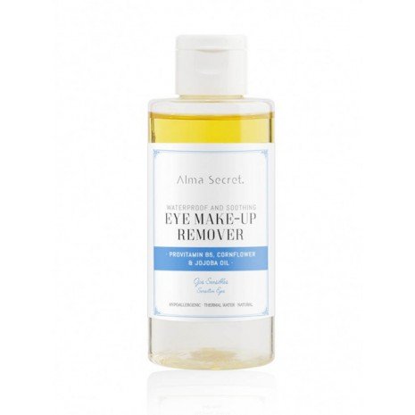 Desmaquilhante de olhos suave à prova de água - Provitamina B5, Centáurea e Jojoba - 150 ml - Alma Secret - 1