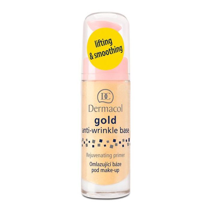 Primer de Maquilhagem - Gold Antirrugas 20 ml - Dermacol - 1