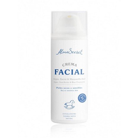 Creme Facial - Argão, Manteiga de Karité e Camomila Azul - FPS 20 - 50 ml - Alma Secret - 1