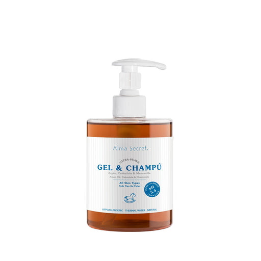 Gel-Shampoo Suave - Argan, Calêndula e Camomila - 500 ml - Alma Secret - 1