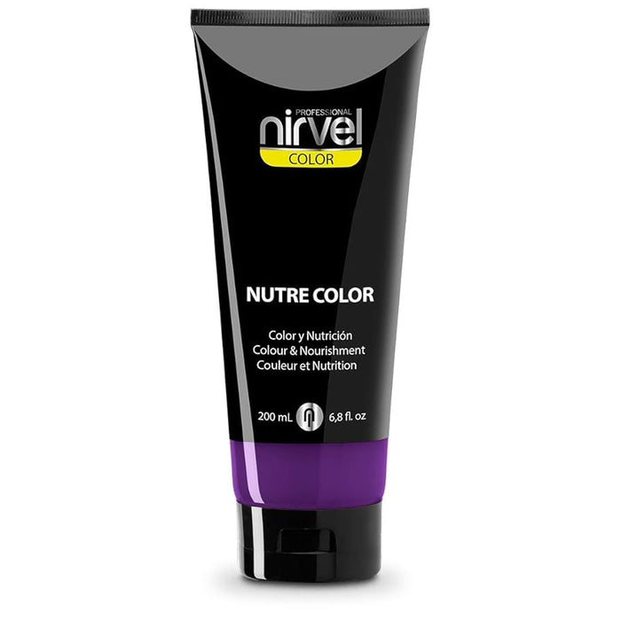 Máscara Nutritiva Cor Avelã 200 ml - Nirvel : Morado - 1
