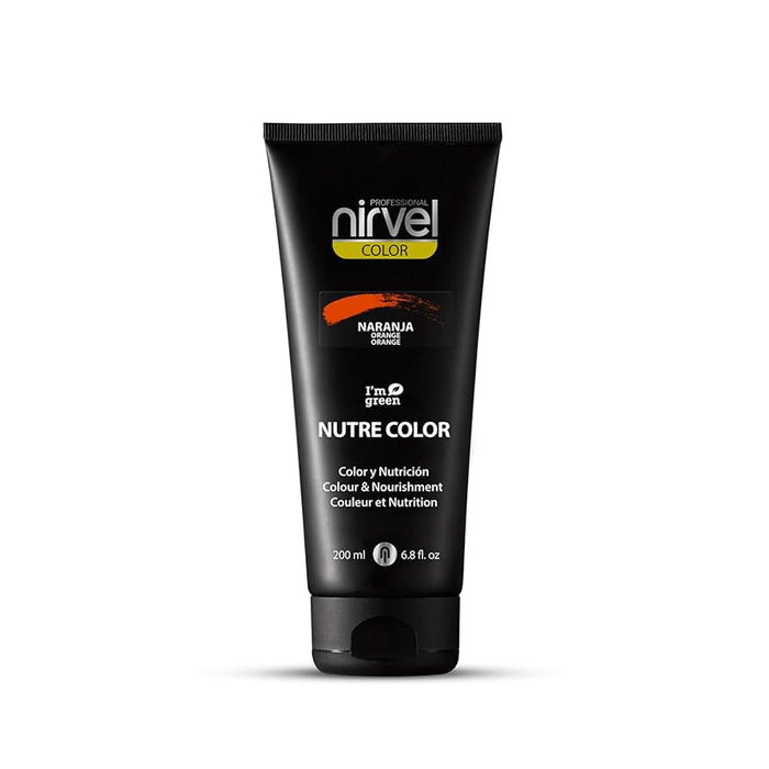 Máscara Nutritiva Cor Avelã 200 ml - Nirvel : Naranja - 1