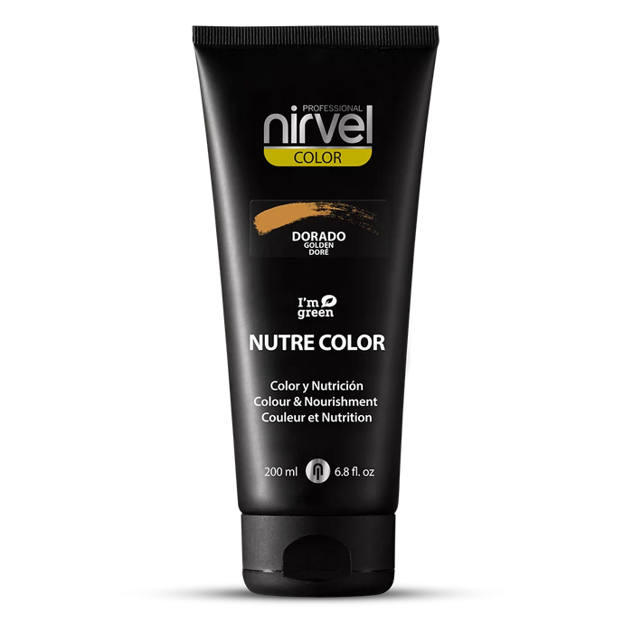 Máscara Nutritiva Cor Avelã 200 ml - Nirvel : Dorado - 1