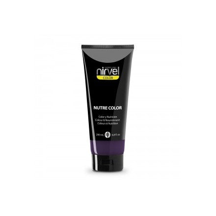 Máscara Nutritiva Cor Avelã 200 ml - Nirvel : Berenjena Oscuro - 1