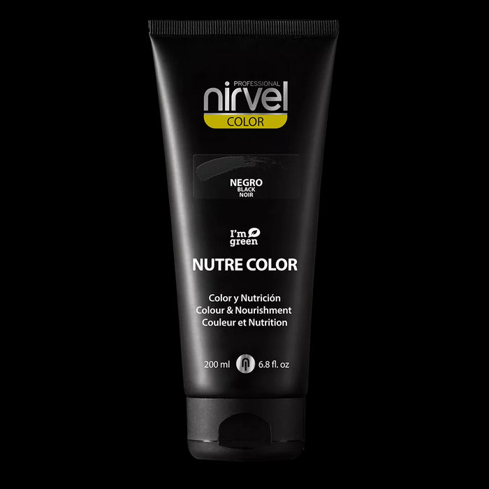 Máscara Nutritiva Cor Avelã 200 ml - Nirvel : Negro - 1
