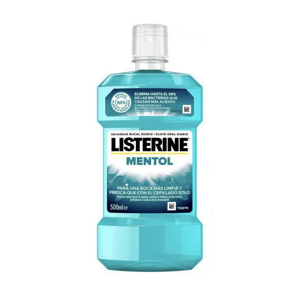 Colutório com mentol - Listerine: 500 ml - 2