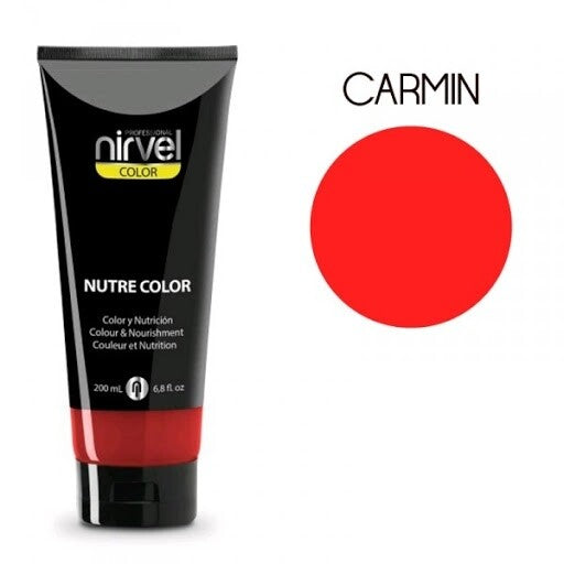 Máscara Nutritiva Cor Avelã 200 ml - Nirvel : Carmín - 1