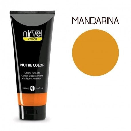 Máscara Nutritiva Cor Avelã 200 ml - Nirvel : Mandarina - 1