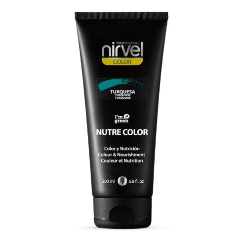 Máscara Nutritiva Cor Avelã 200 ml - Nirvel : Turquesa - 1