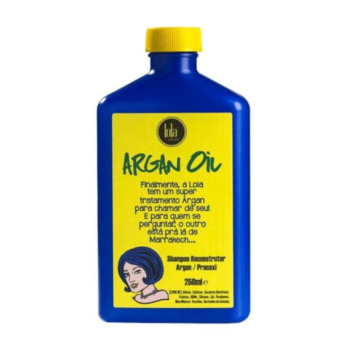 Argan Oil Shampoo - Reconstrutor Argan/ Pracaxi 250ml - Lola Cosmetics - 1