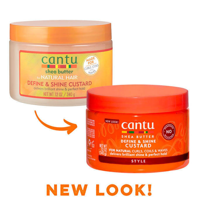 Manteiga de Karité Gel Definidor - para Cabelo Natural Definir e Brilhar Creme 340g - Cantu - 3