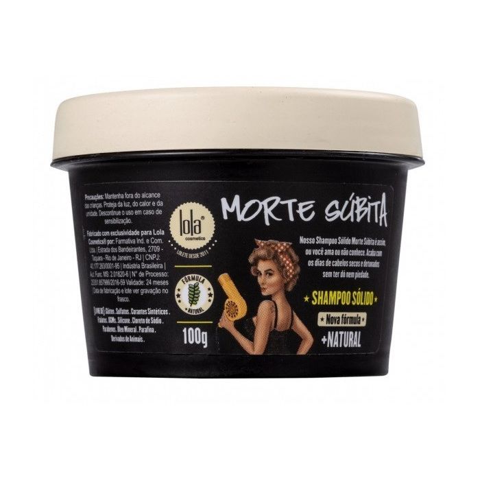Shampoo Sólido Esfoliante Morte Súbita - 100g - Lola Cosmetics - 1