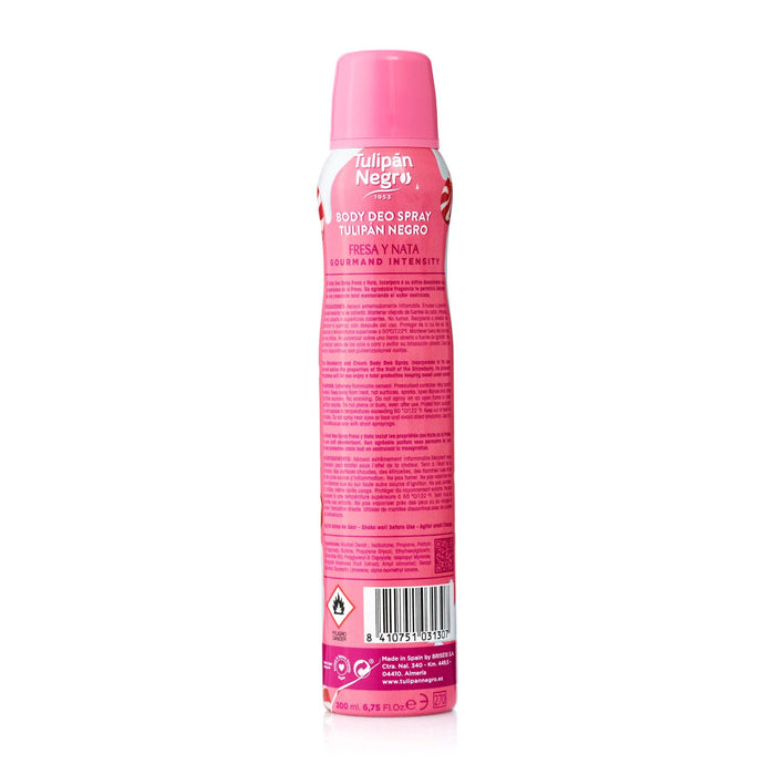 Desodorante Spray de Morango e Creme - Tulipan Negro - 3