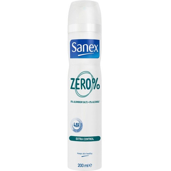 Desodorante Spray Zero Extra Control - Sanex : 200 ml - 1