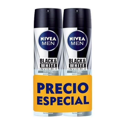 Homens Invisíveis para Desodorante Preto e Branco - Nivea : 2 x 200ML - 1