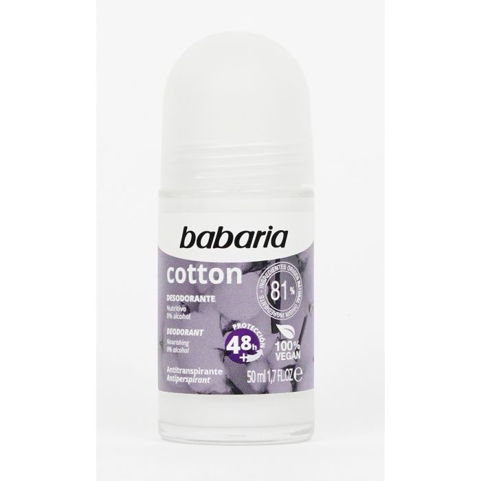 Deo Roll on Algodão: 50ml - Babaria - 1