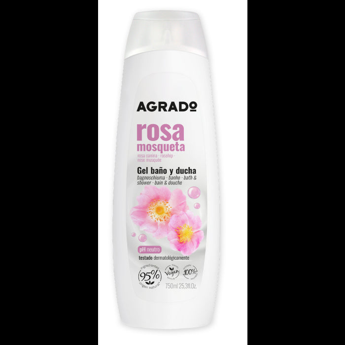 Gel para banho - Agrado : Rosa Mosqueta - 1
