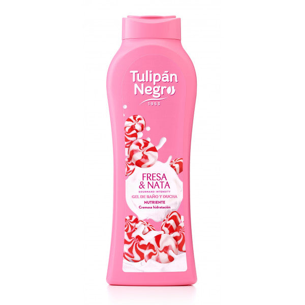 Gel de Banho - Beijo Morango e Creme - Tulipan Negro - 1