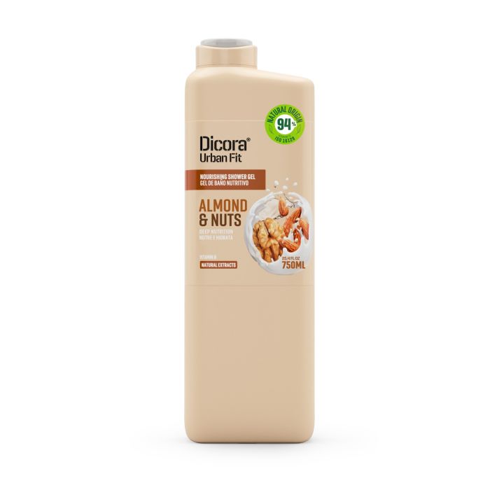 Gel de Banho com Nozes e Amêndoas - Dicora Urban Fit : 750ML - 1
