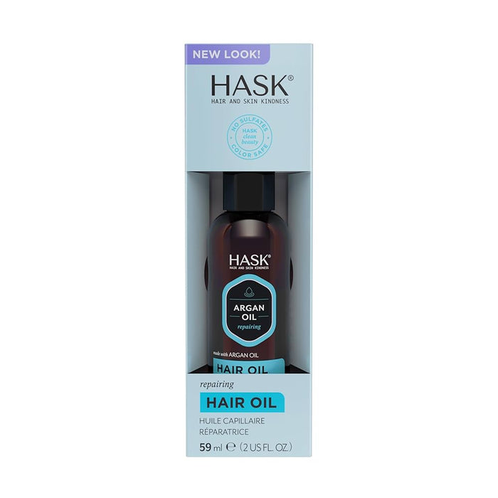 Óleo Capilar Reparador de Argan - Hask : 59ml - 1