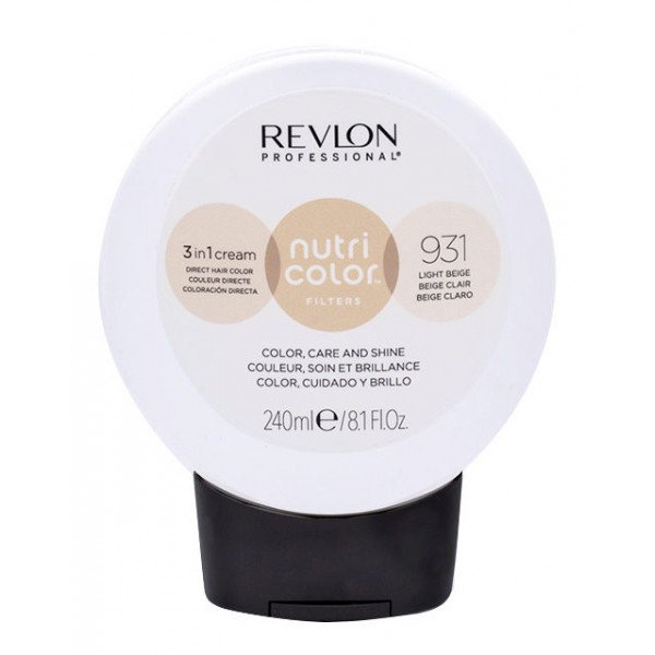 Nutri Color Creme 3 em 1 Máscara Colorante - Revlon : 931 Beige claro - 1