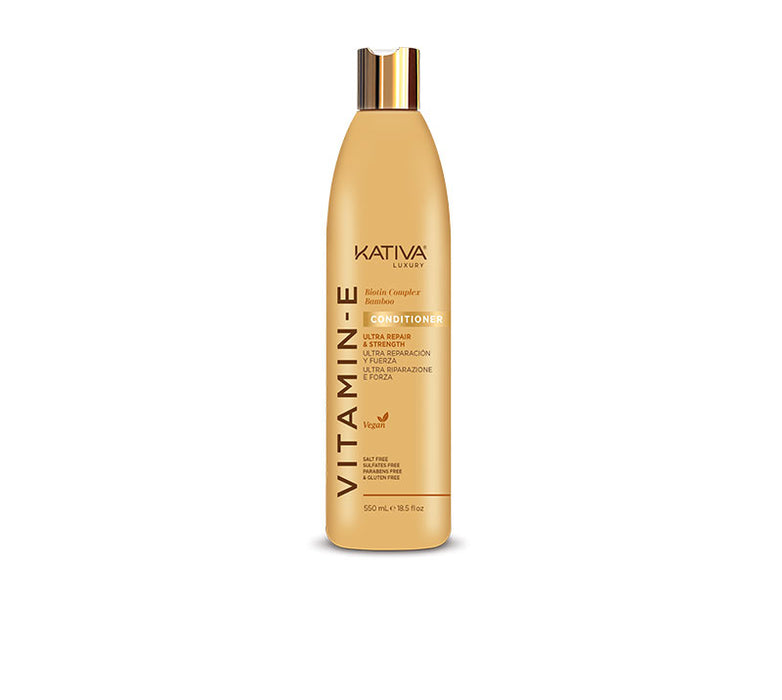 Condicionador com Vitamina E, Biotina e Bambu - Kativa : 550 ML - 1