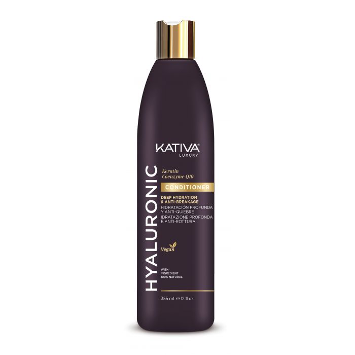 Condicionador com Ácido Hialurônico, Queratina e Coenzima Q10 - Kativa : 355 ML - 1