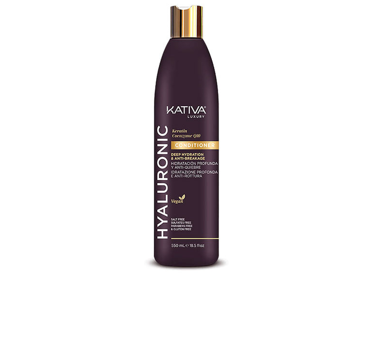 Condicionador com Ácido Hialurônico, Queratina e Coenzima Q10 - Kativa : 550 ML - 1