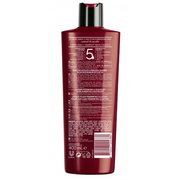 Shampoo de queratina para olhos - Tresemmé - Tresemme : 400 ml - 3