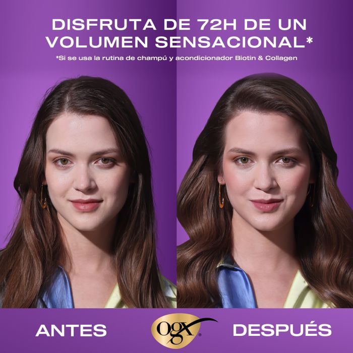 Shampoo de Biotina e Colágeno Volume - Ogx - 4