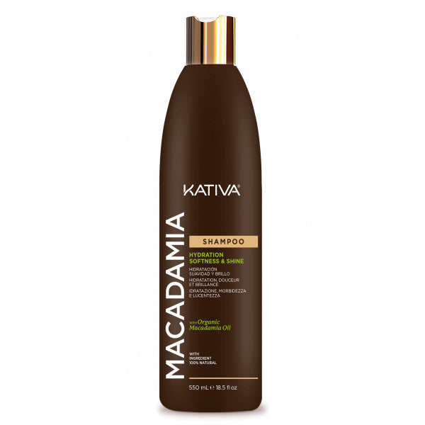 Macadamia Shampoo Hidratante - Kativa : 550 ML - 1
