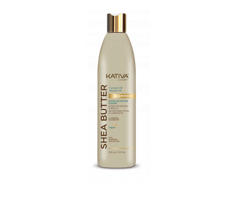Champô com Manteiga de Karité, Óleo de Coco e Marula - Kativa : 355 ML - 1