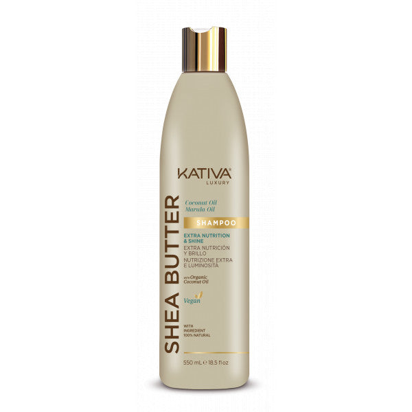 Champô com Manteiga de Karité, Óleo de Coco e Marula - Kativa : 550 ML - 1
