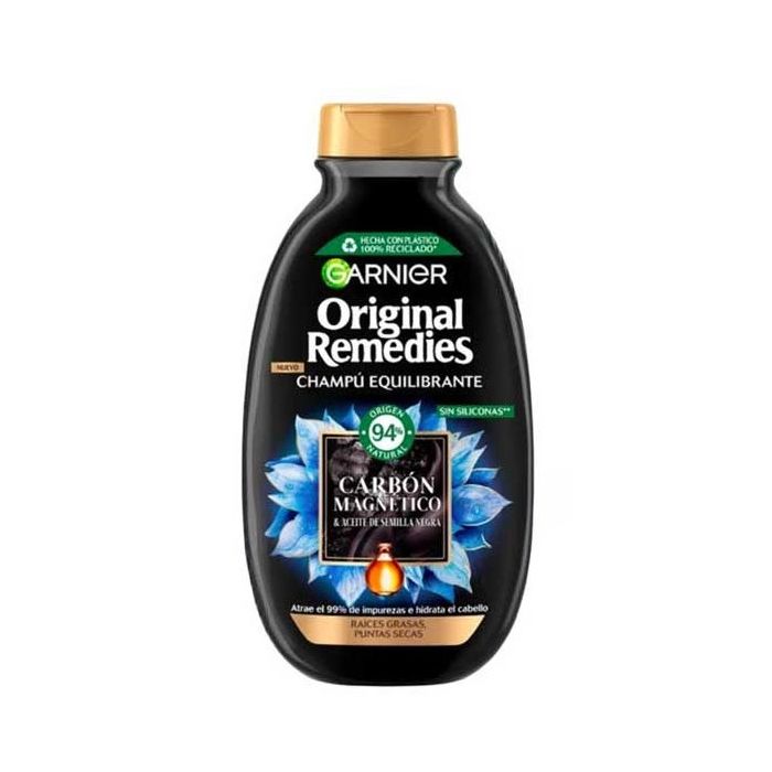 Shampoo Equilibrante de Carvão Magnético - Garnier : 250 ml - 1