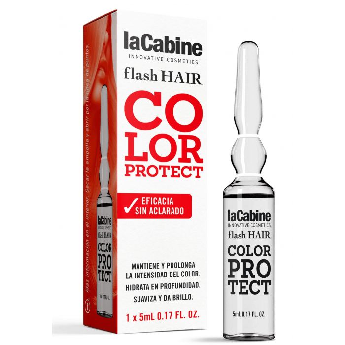 Ampolas Capilares Flash Hair Color Protect - La Cabine - 1