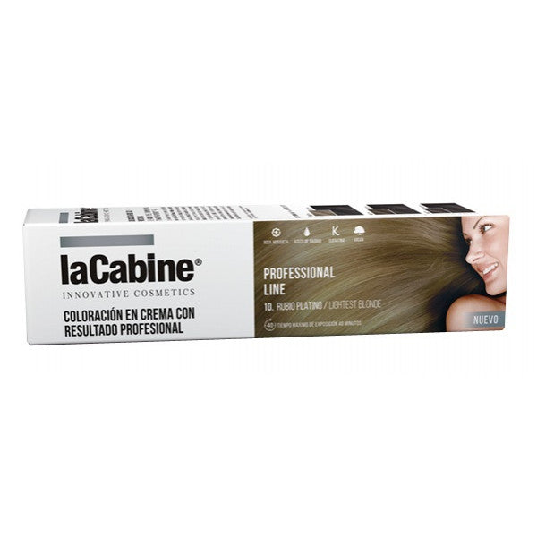 Creme Colorante Linha Profissional - La Cabine : 10 Rubio platino - 1