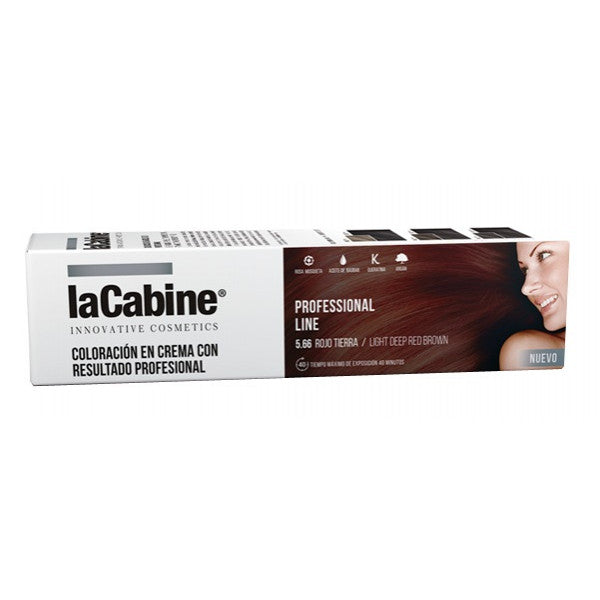 Creme Colorante Linha Profissional - La Cabine : 5.66 Rojo tierra - 1