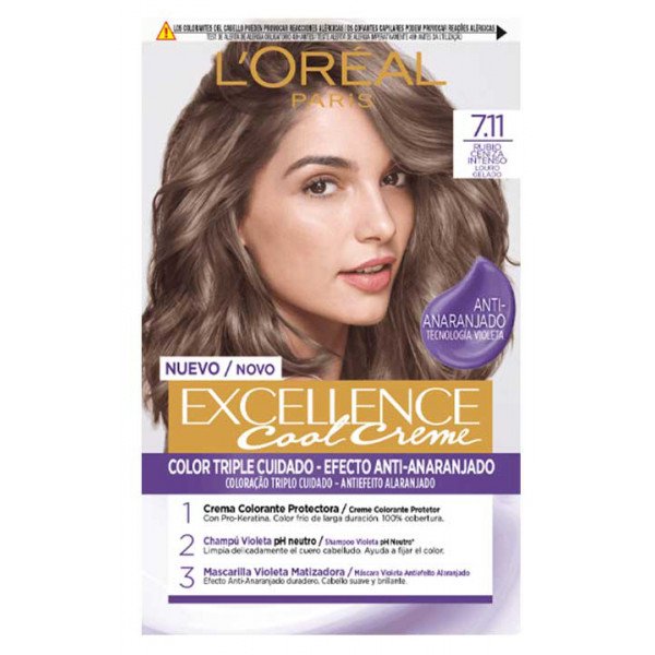 Excellence Creme Tintas - L'oreal Paris - L'oreal Paris : 7.11 Rubio Ceniza Intenso - 1