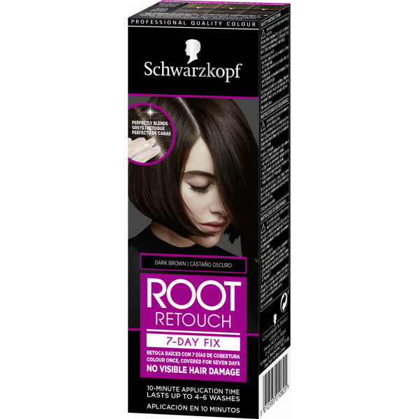 Retoca Raízes Root 7day Fix - Schwarzkopf : Castaño Oscuro - 1