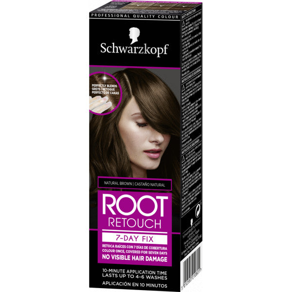 Retoca Raízes Root 7day Fix - Schwarzkopf : CASTAÑO NATURAL - 1