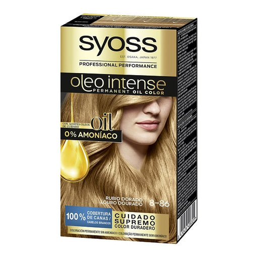 Oleo Intense Tinte - Syoss : 8-86 Rubio Dorado - 1