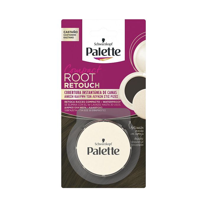Retoca Raíces Paleta Compacta Compact Root Retouch - Schwarzkopf : Castaño - 1