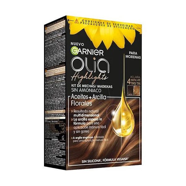 Olia Highlights Kit Highlights sem amônia - Garnier : Moreno - 1