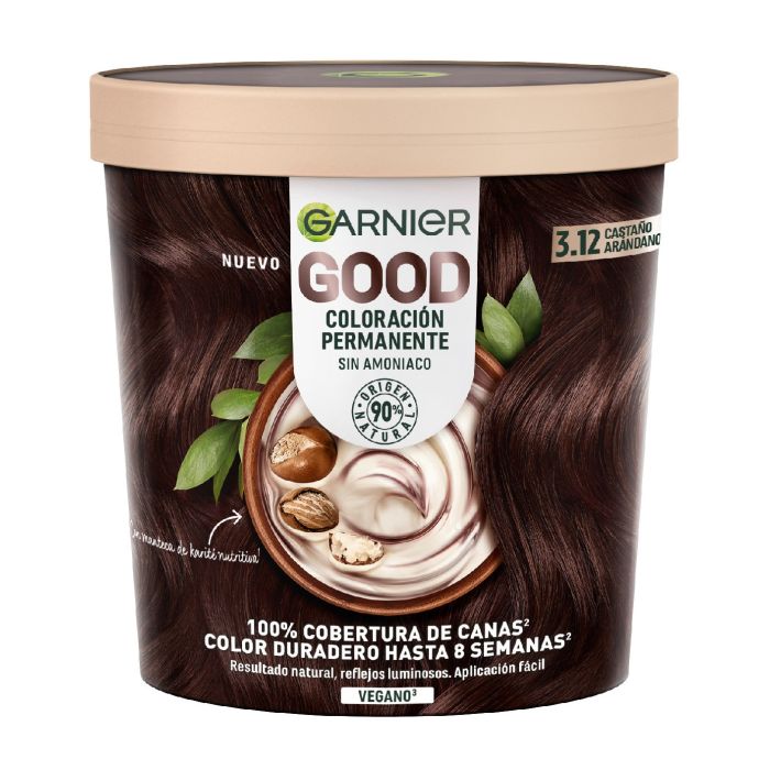 Boa coloração permanente sem amônia - Garnier : 3.12 - 1