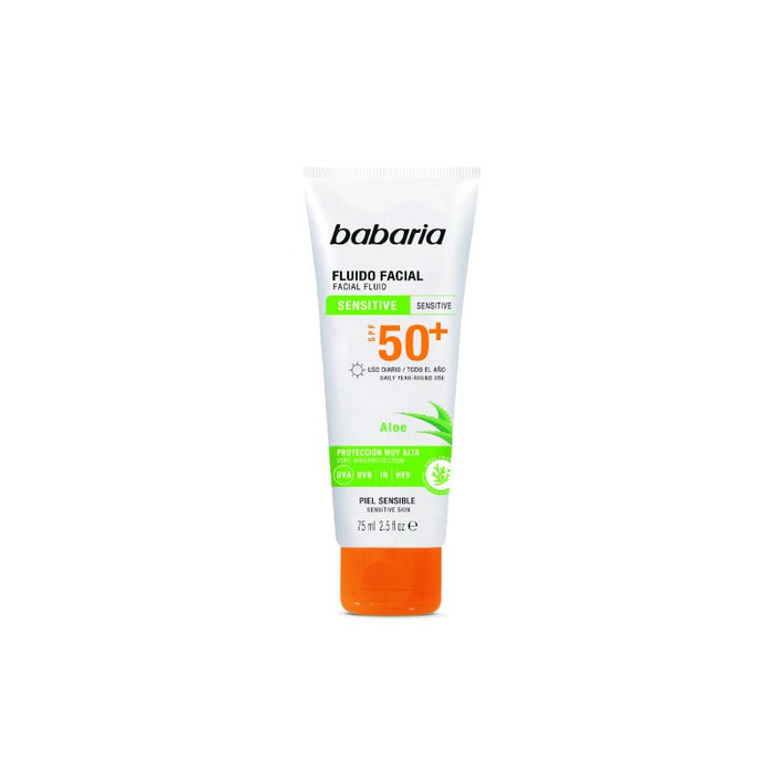 Protetor Solar Facial FPS 50 - Peles Sensíveis - Babaria - 1