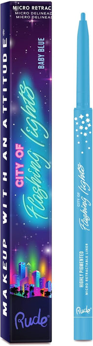 Delineador City of Flashing Lights - Rude Cosmetics - Rude : Baby Blue - 1