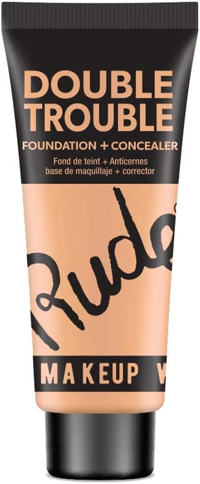 Base Double Trouble + Corretivo 30ml - Rude : Vanilla 07 - 1