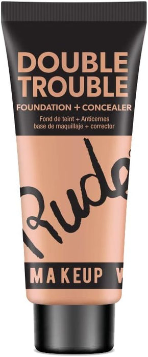 Base Double Trouble + Corretivo 30ml - Rude : Wheat 11 - 1