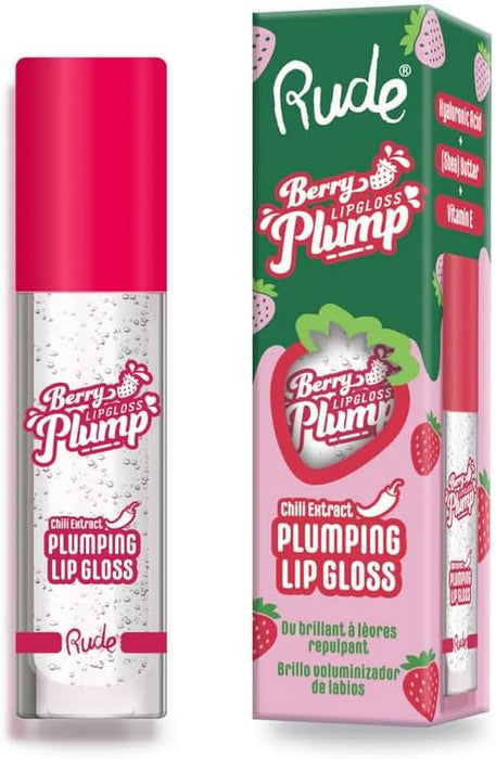Brilho labial Berry Plump Plumping - Rude : Crystal Clear - 1
